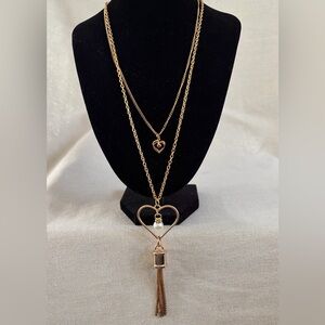 Two Gold-Tone Necklaces